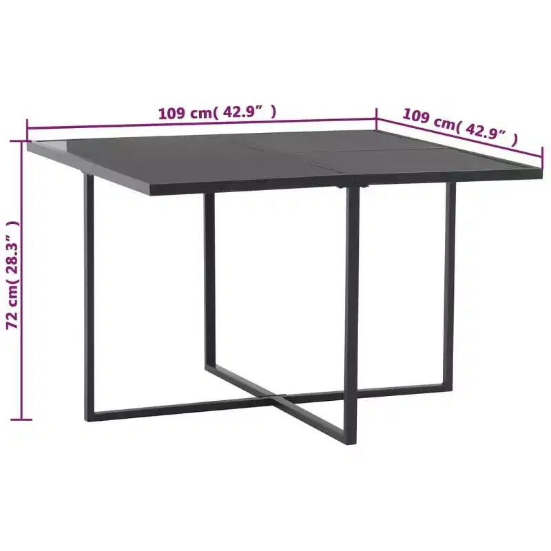vidaXL Set da pranzo da esterno Tavolo e sedie per esterni Set di mobili in polyrattan