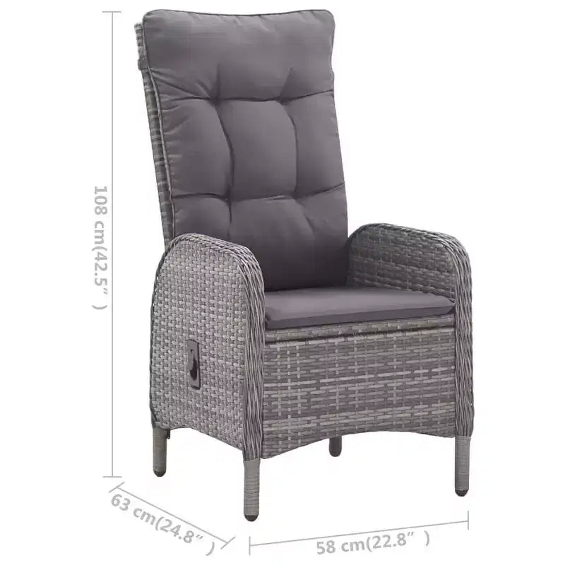 vidaXL Set da pranzo da giardino | Robusto legno di acacia e rattan PE | & Varie opzioni