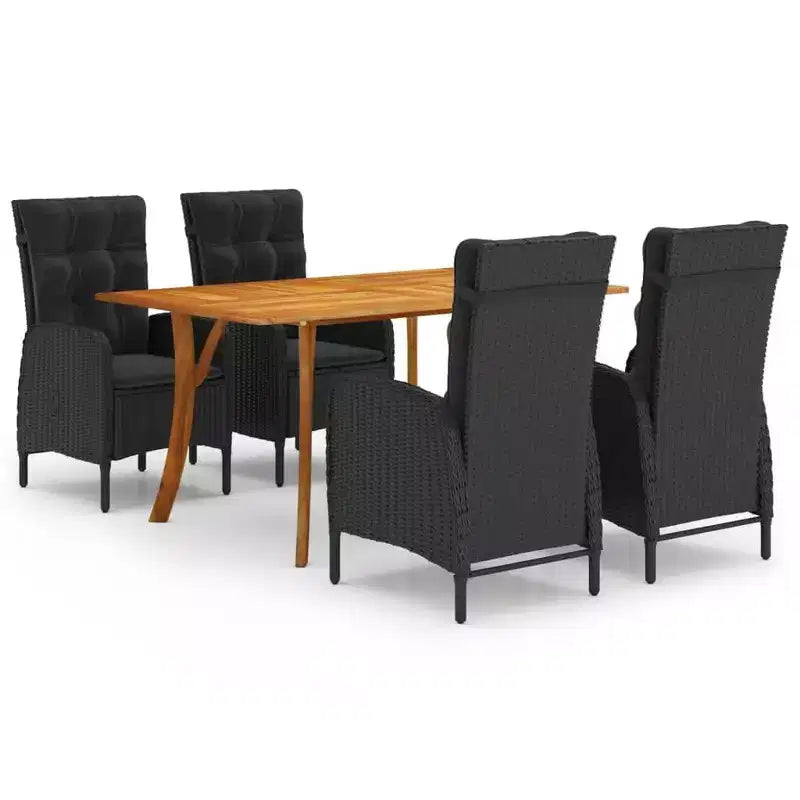 vidaXL Set da pranzo da giardino | Robusto legno di acacia e rattan PE | & Varie opzioni