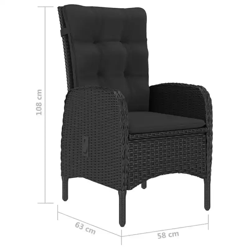 vidaXL Set da pranzo da giardino | Robusto legno di acacia e rattan PE | & Varie opzioni