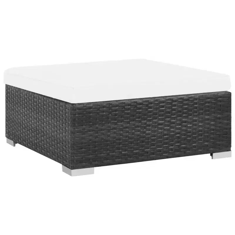 vidaXL Set Divani da Giardino da Esterno con Tavolino in Polyrattan