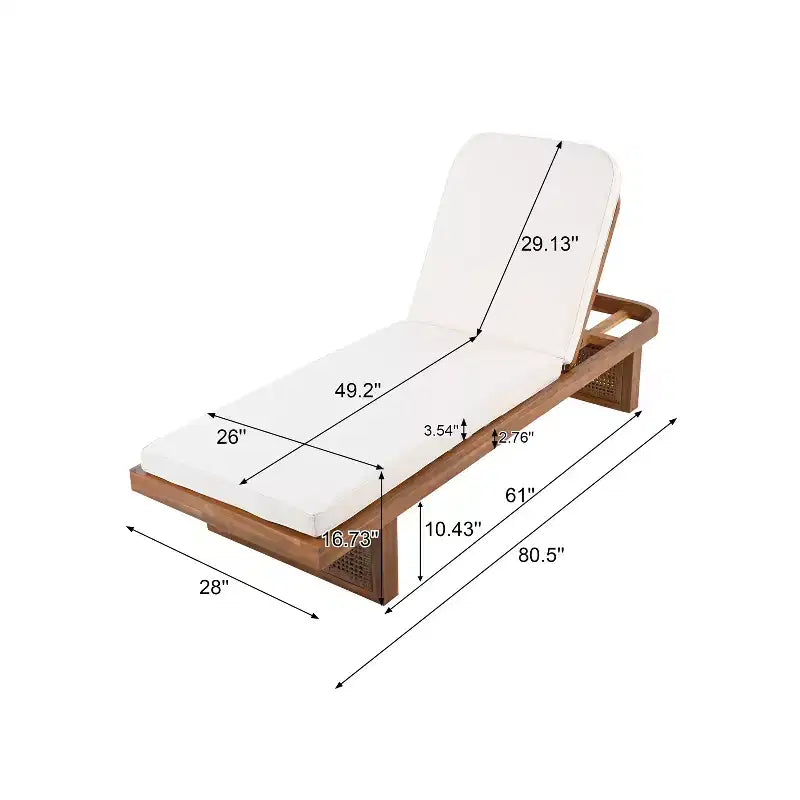 Christopher Knight Home Yasmine, set da salotto da esterno 2 pezzi in legno di acacia e rattan con cuscini e tavolino in cemento leggero