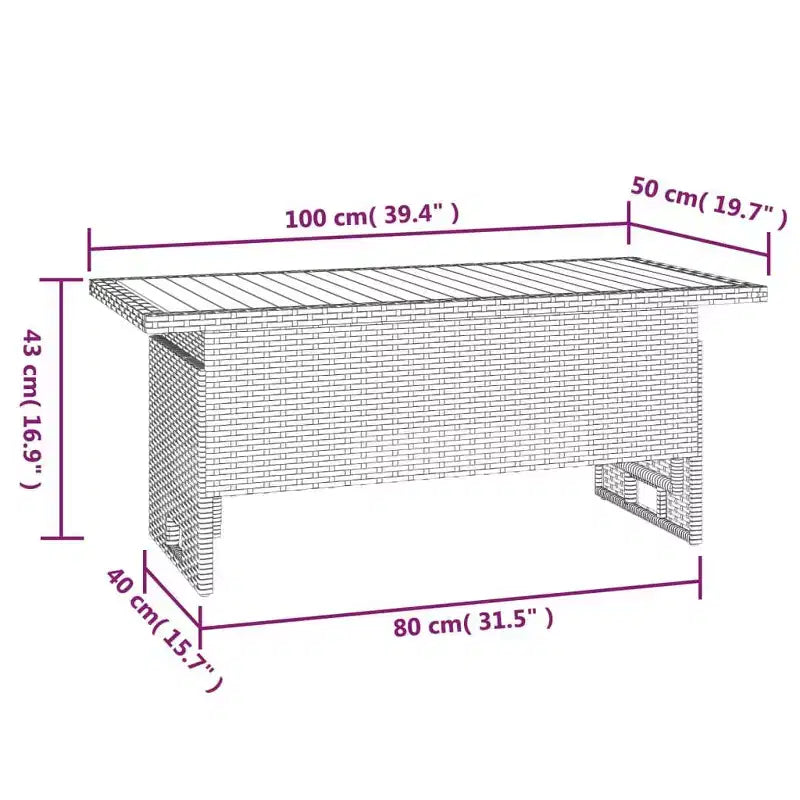 vidaXL Set Divani da Giardino con Cuscini in Polirattan