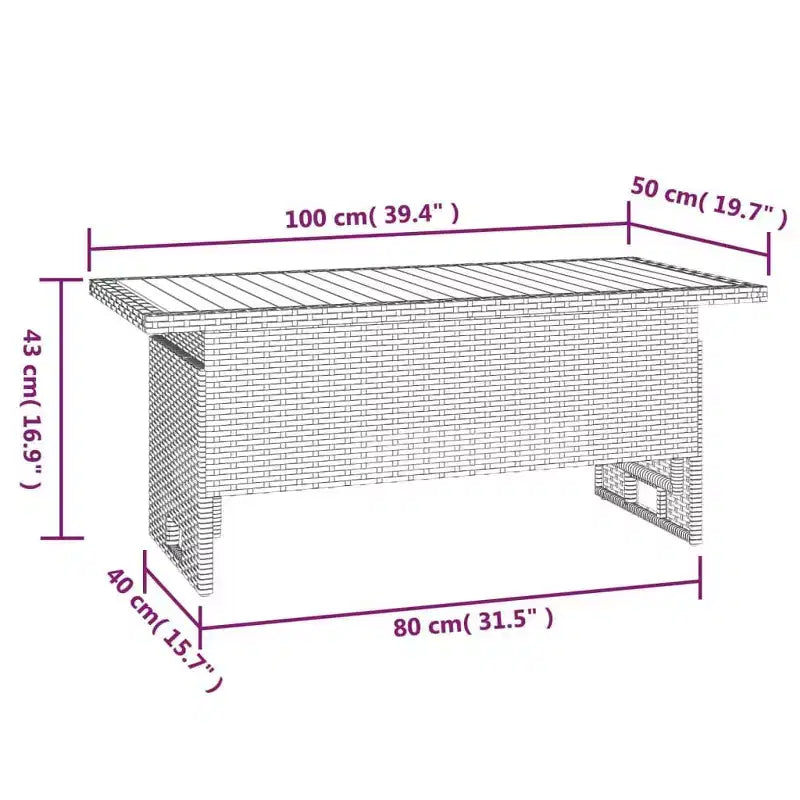 vidaXL Set Divani da Giardino con Cuscini in Polirattan