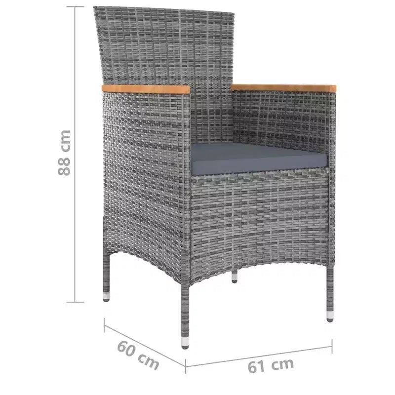 vidaXL Set mobili da esterno, Opzioni colore e Varie dimensioni