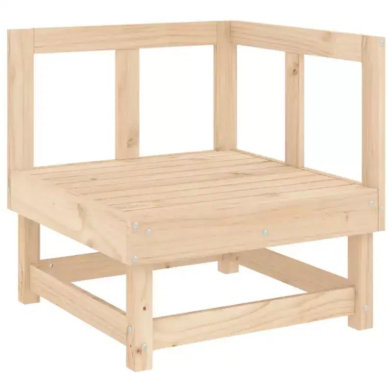 vidaXL Set Salotto da Giardino 5 pz in Legno Massello di Pino
