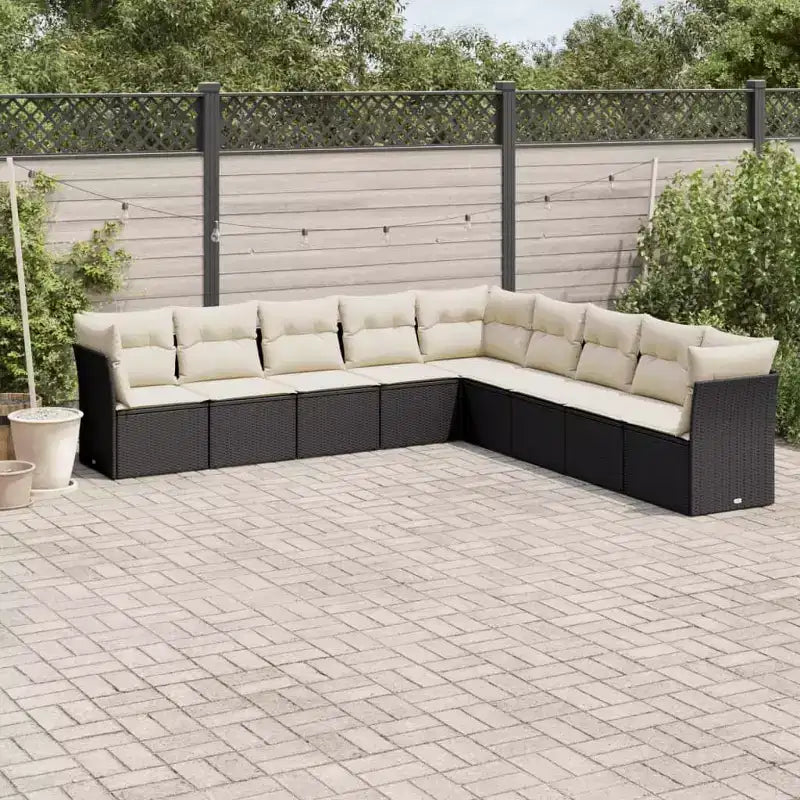 vidaXL Divano da giardino acciaio verniciato a polvere Grande componibile