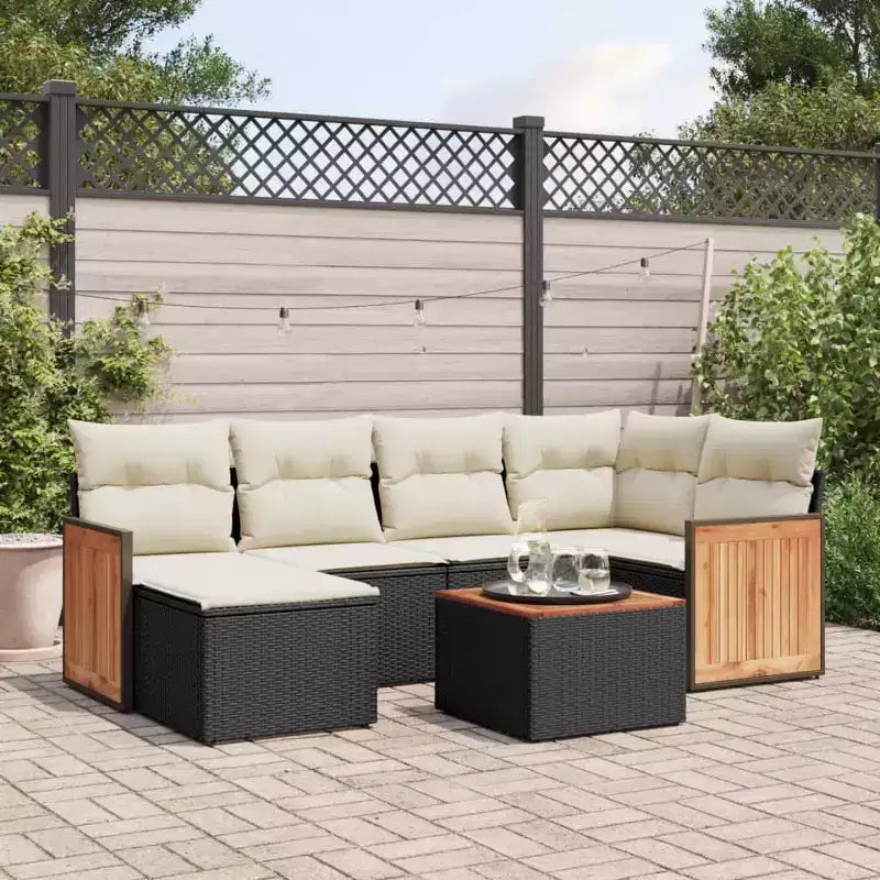 vidaXL Set Divano Modulare da Giardino con Cuscini - Colori Multipli