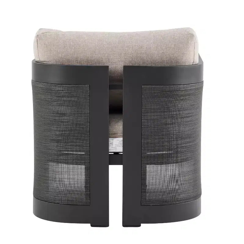 Christopher Knight Home Kirti Set Salotto da Esterno Moderno a 3 Pezzi in Alluminio con Cuscini (Tavolo Non Incluso)