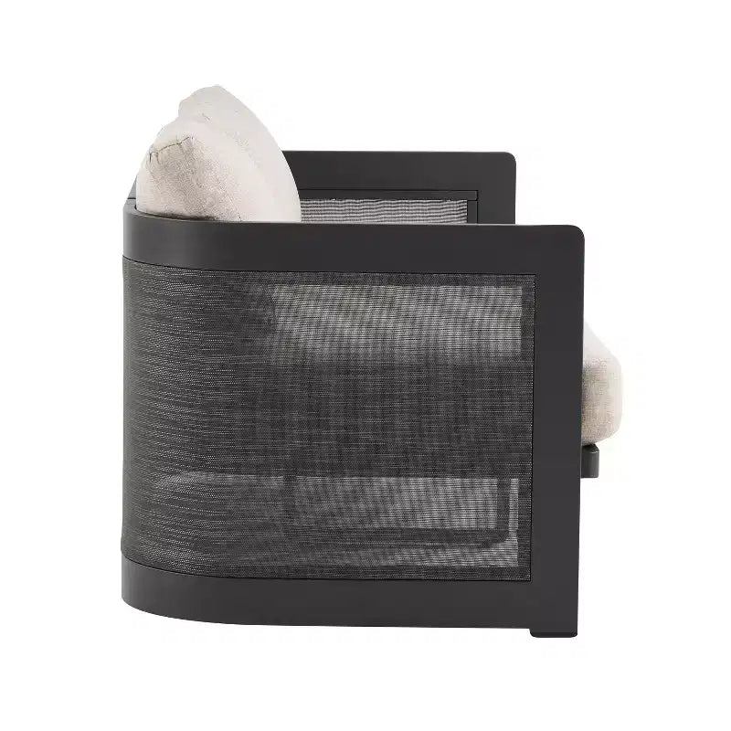 Christopher Knight Home Lalit Moderno set da 4 pezzi con cuscini in alluminio per patio (tavolo non incluso)