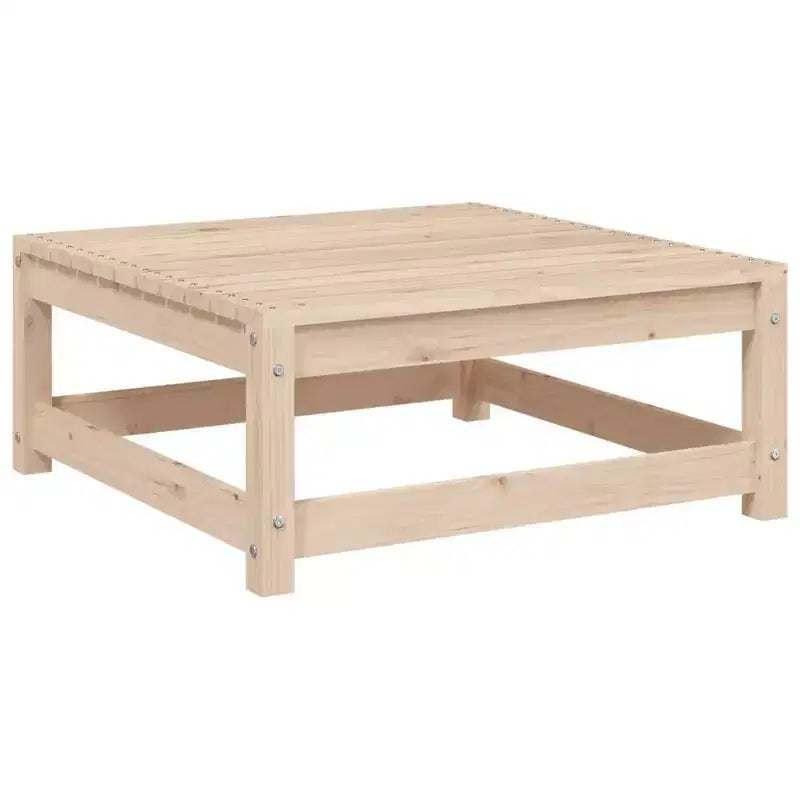 vidaXL Set Divano Modulare da Giardino con Cuscini e Legno Massello