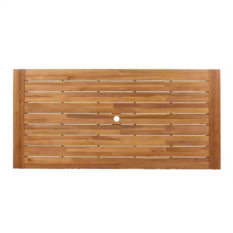 Christopher Knight Home Ratchanon - Sedie laterali da patio moderne da 7 pezzi in legno di acacia con corda intrecciata in PE e tavolo a doghe