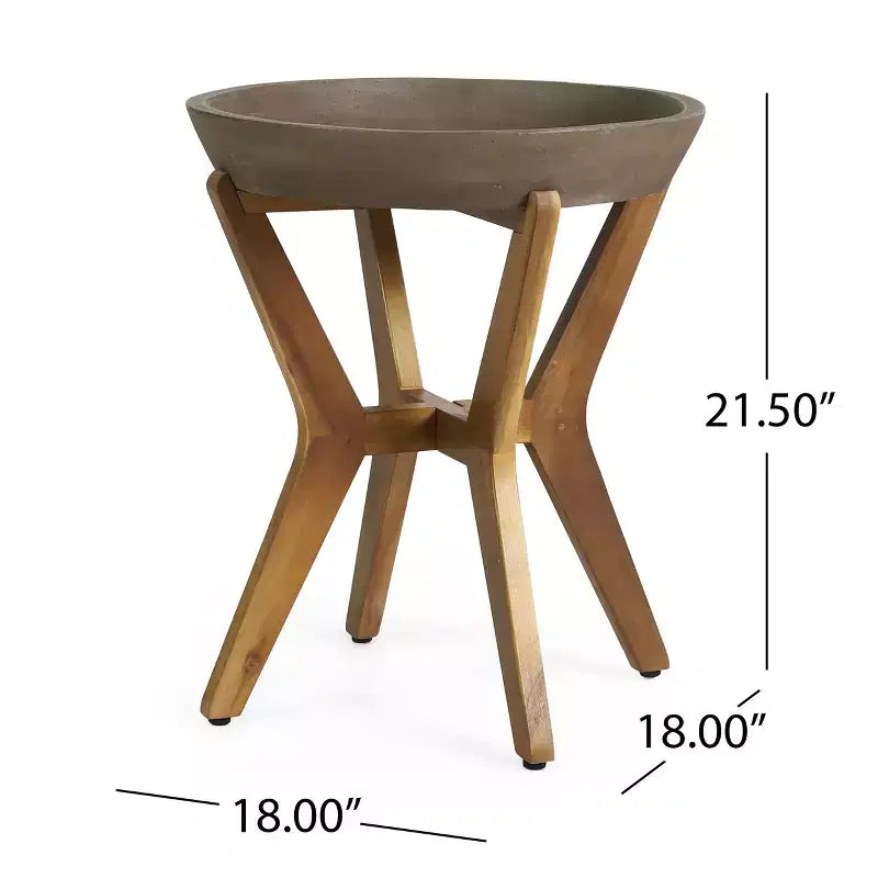 Christopher Knight Home Wei Set Salotto Esterno e Tavolino in Acacia a 2 Pezzi con Design in Vimini