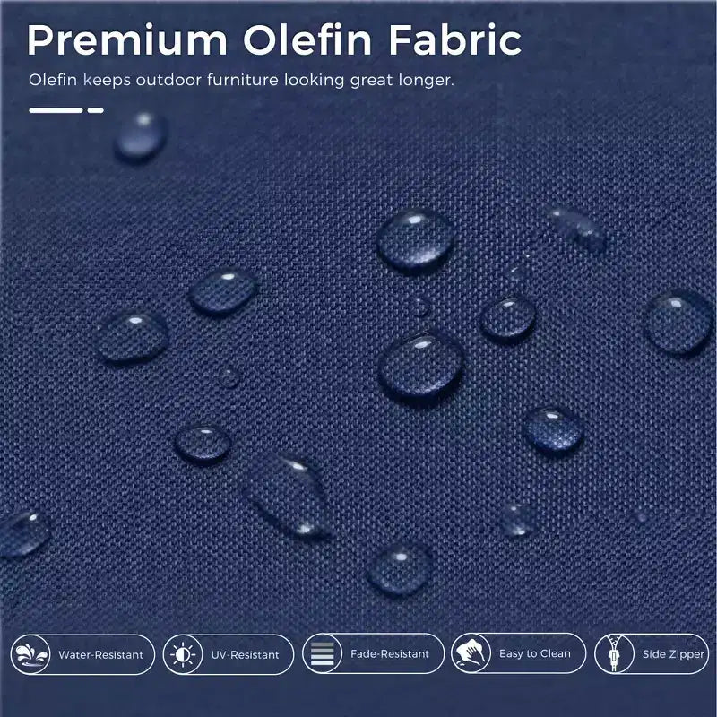 Set da Esterno Premium UPTIOT con Sedie Girevoli e Tavolino da Caffè