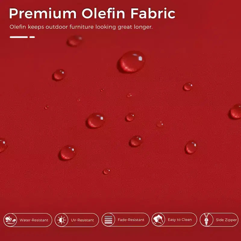 Set da Esterno Premium UPTIOT con Sedie Girevoli e Tavolino da Caffè