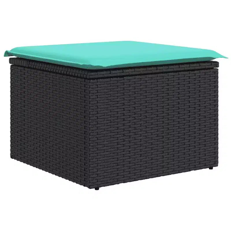 vidaXL Set Divani da Giardino 7 pz con Cuscini in Polyrattan