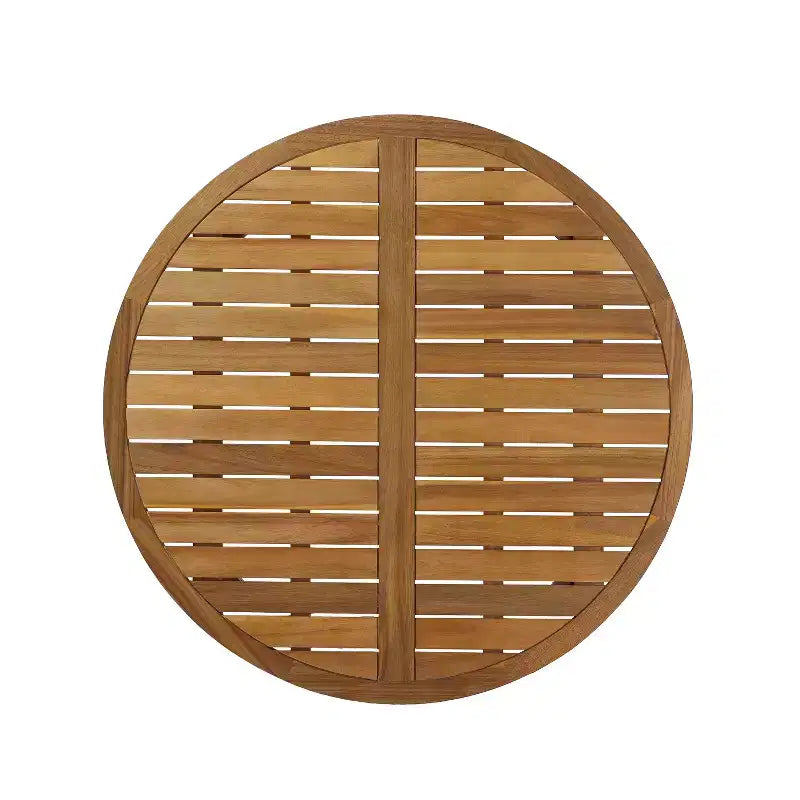 Christopher Knight Home Salma Set da Salotto Moderno a 5 Pezzi per Patio in Legno di Acacia con Tavolo a Doghe e Cuscini