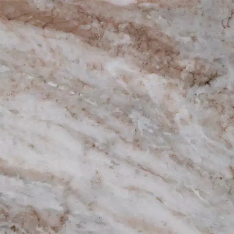 Tavolino rotondo in marmo, marrone e verde, 1 pezzo