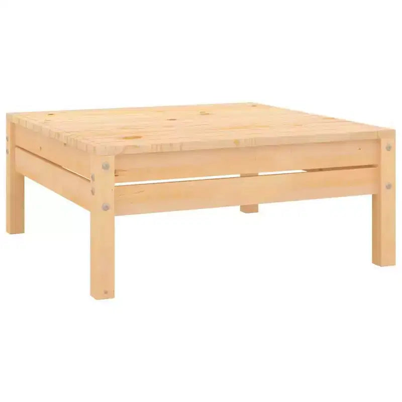 vidaXL Set divani da giardino in legno naturale, pino massiccio, grande, modulare