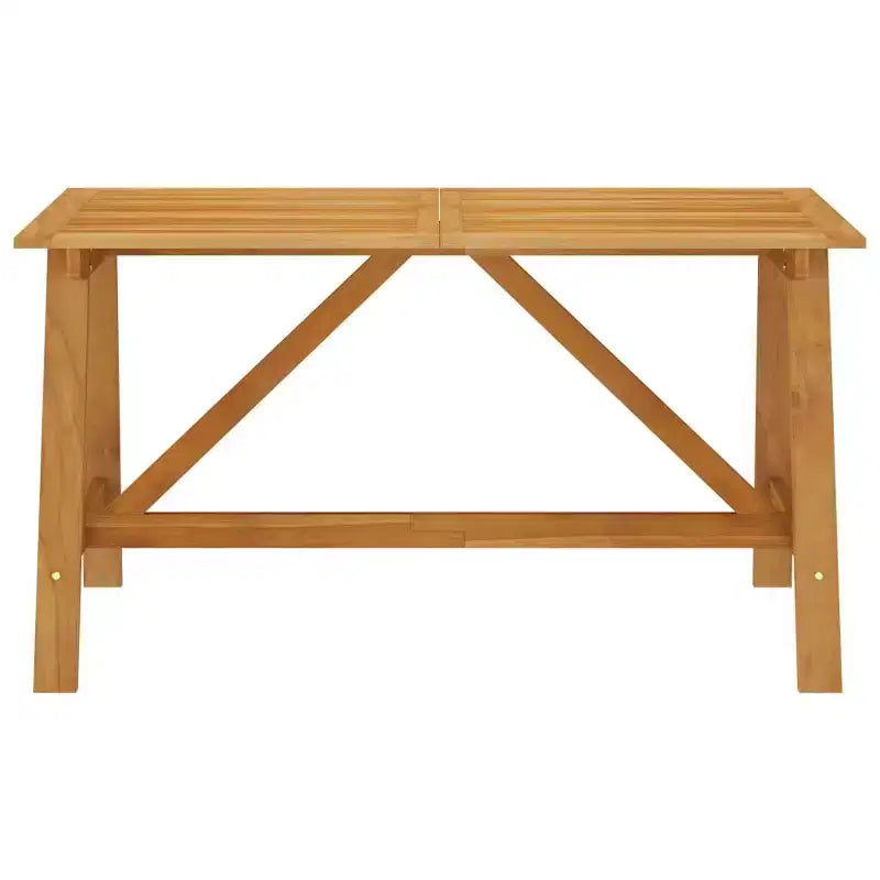 vidaXL Set da Pranzo in Legno Massello di Acacia