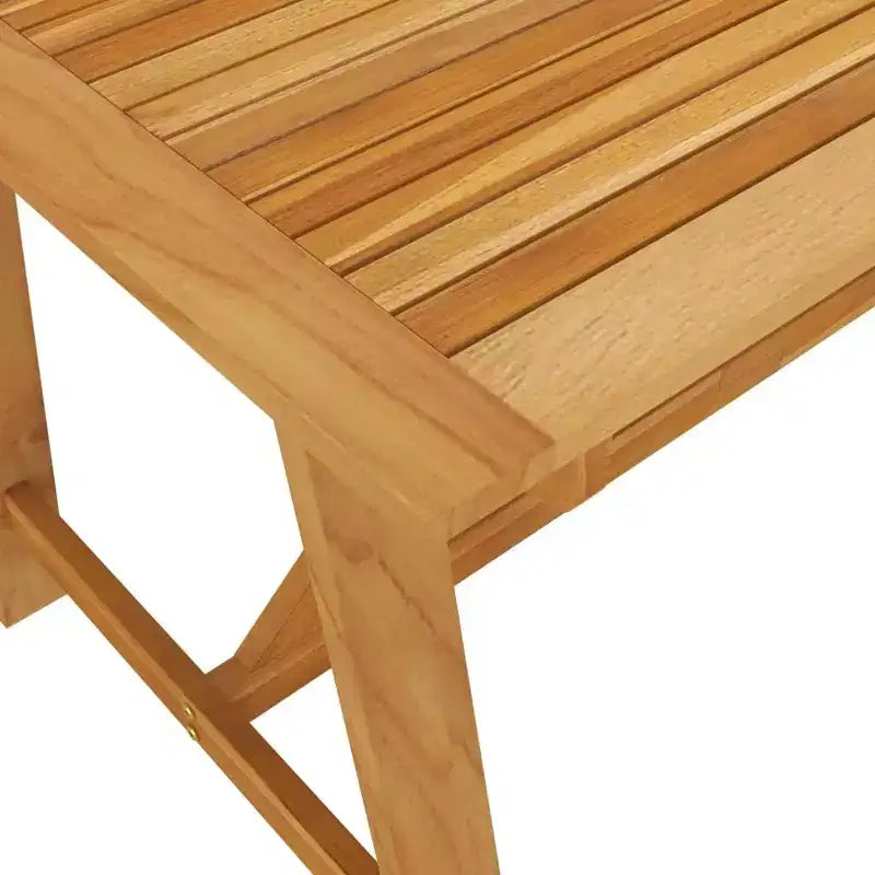 vidaXL Set da Pranzo in Legno Massello di Acacia