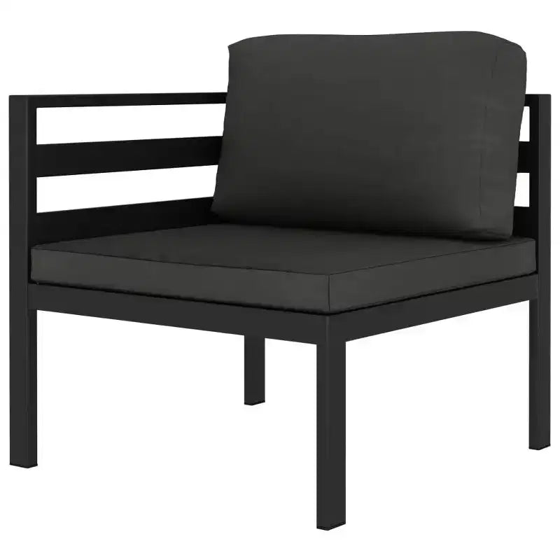 vidaXL Set Divani da Giardino Antracite