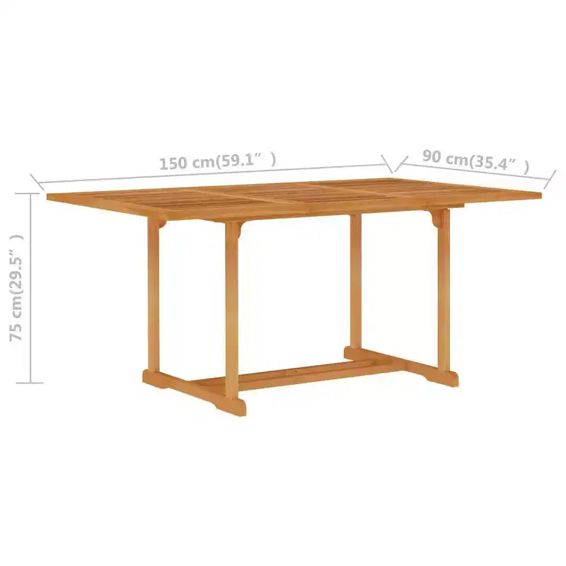 vidaXL Libreria con asse in legno di teak e cuscini in legno di teak Media