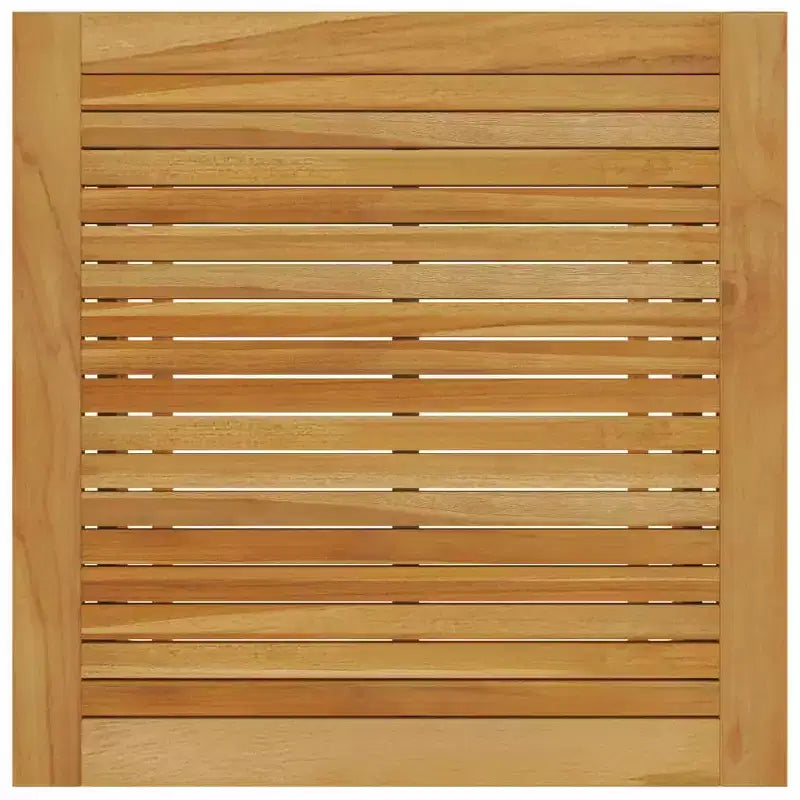 vidaXL Set da pranzo in legno massello di acacia Gambe regolabili a media altezza