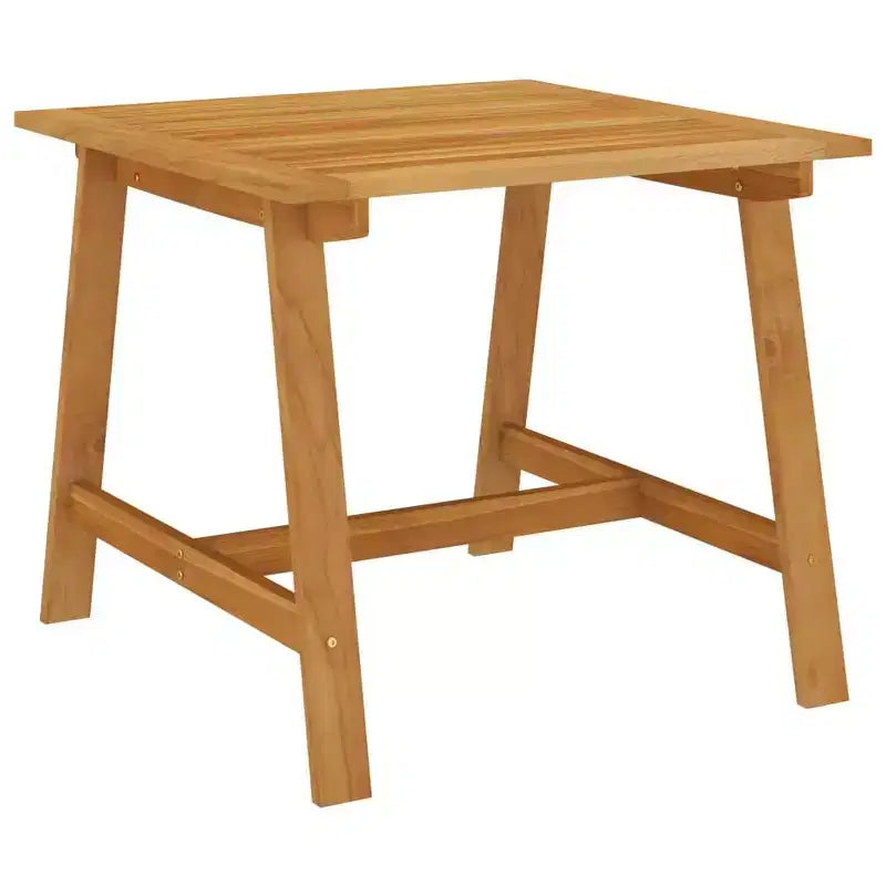 vidaXL Set da pranzo in legno massello di acacia Gambe regolabili a media altezza