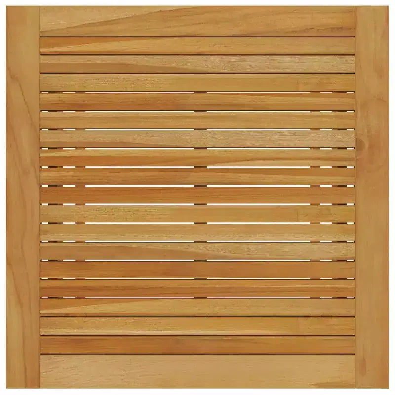 vidaXL Set da pranzo in legno massello di acacia Gambe regolabili a media altezza