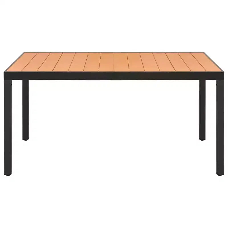 vidaXL Set da pranzo nero in polyrattan con schienale multi-posizione medio