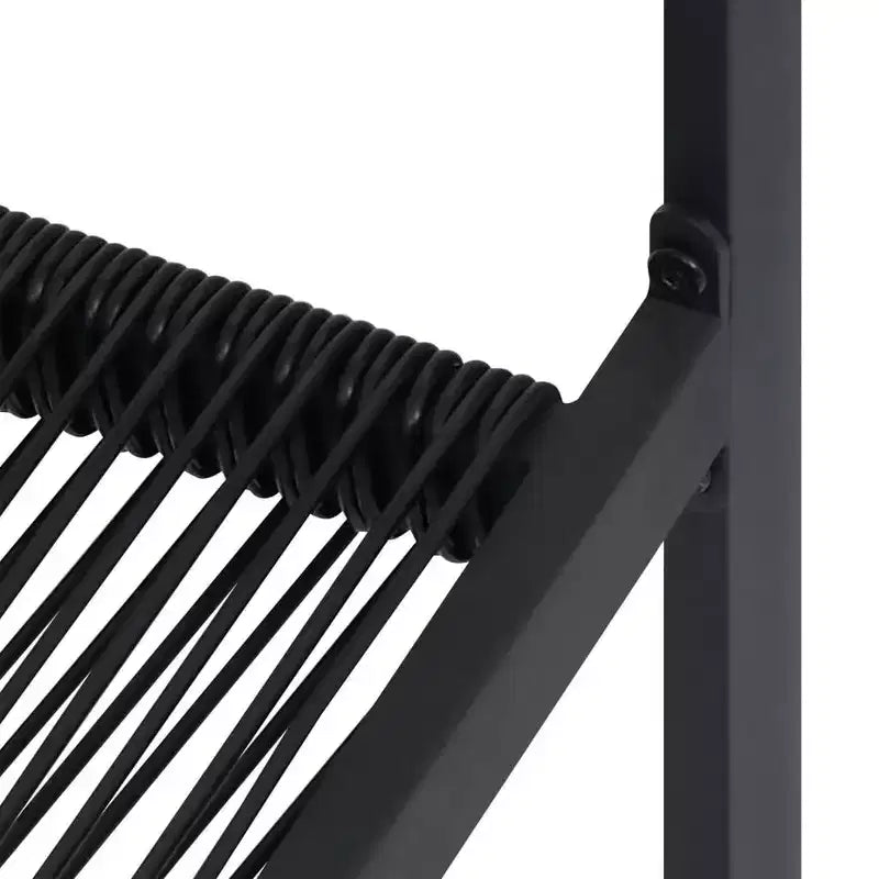 vidaXL Set da Pranzo in Vetro Nero Medio Resistente Set da Pranzo da Giardino
