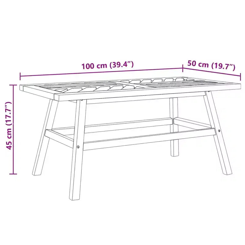 vidaXL Salotto da Giardino 5 pz Marrone Legno Massello di Acacia