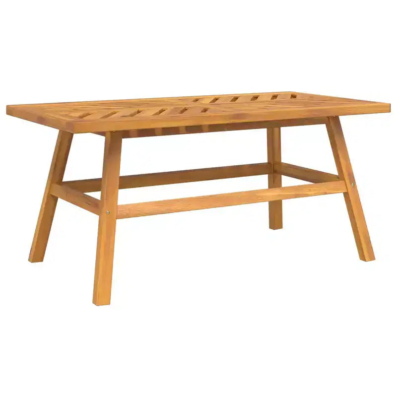 vidaXL Salotto da Giardino 5 pz Marrone Legno Massello di Acacia