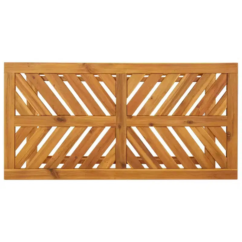 vidaXL Salotto da Giardino 5 pz Marrone Legno Massello di Acacia