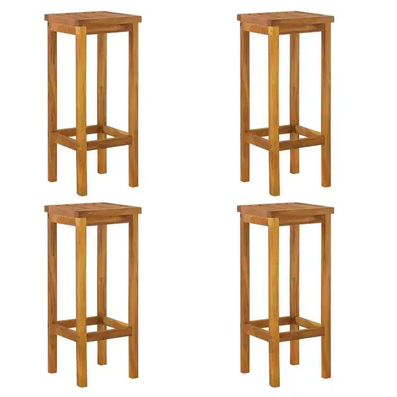 Set Bar da Giardino vidaXL in Legno Naturale Massello di Acacia Grande Durevole