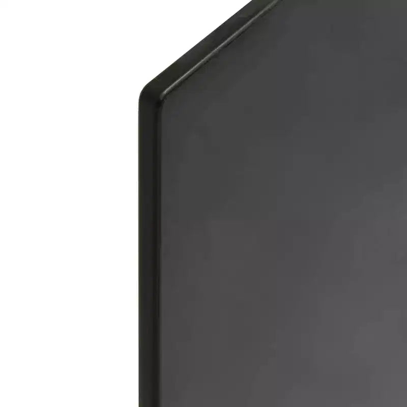 vidaXL Top per Tavolo 4 pz Vetro Temperato Nero