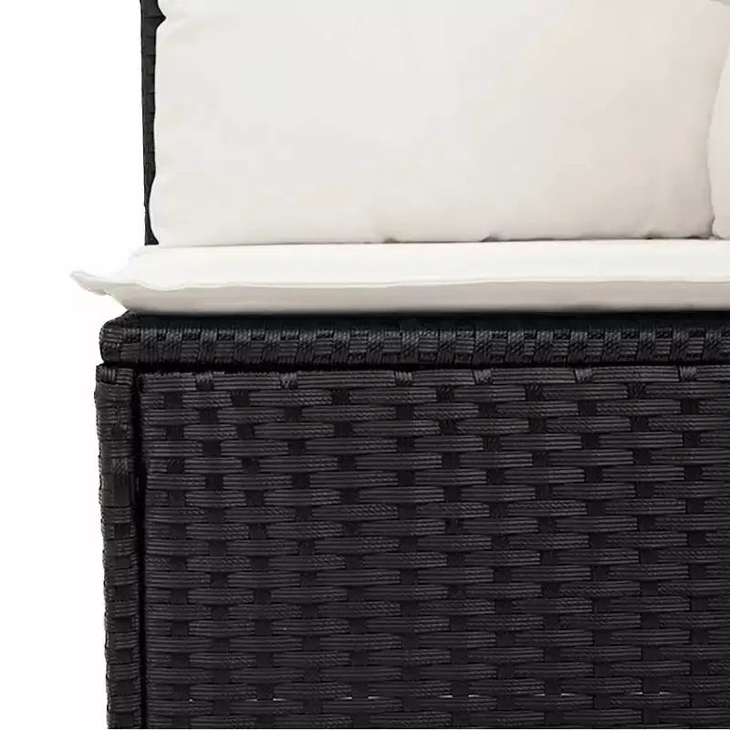 vidaXL Set di divani da giardino in polyrattan grande, materiali resistenti ai raggi UV