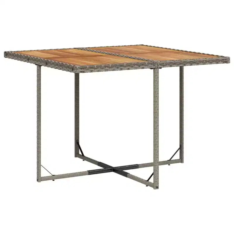 vidaXL Set da pranzo da esterni 8 pz Grigio e blu nautico