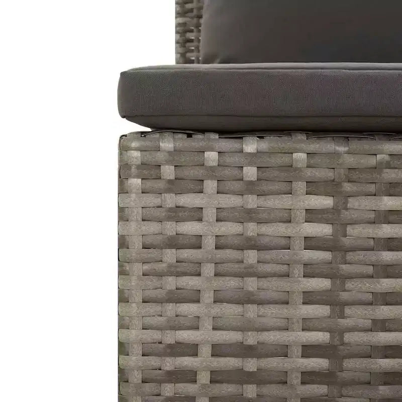vidaXL Set divani da giardino Grigio, Grigio scuro
