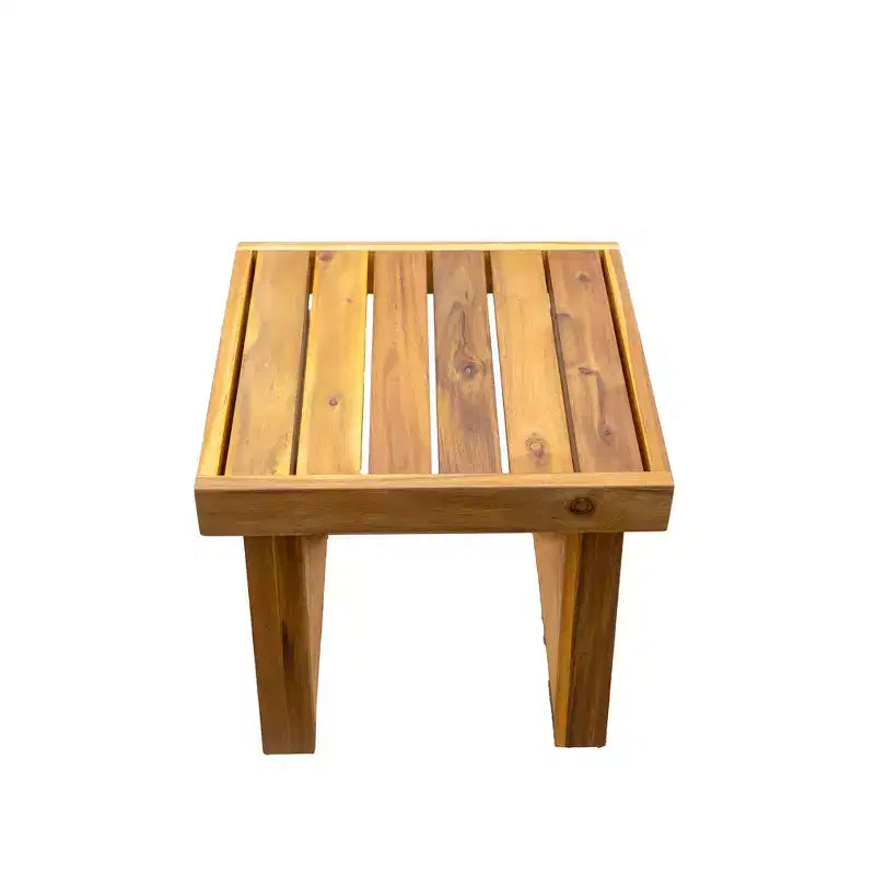 GDFStudio Camille Set Sedia a Sdraio da Esterno e Poggiapiedi in Legno di Acacia con Cuscini