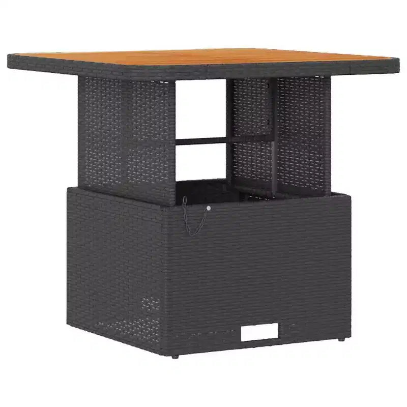 Set da pranzo da giardino in polyrattan vidaXL