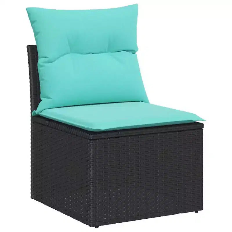 vidaXL Set Divani da Giardino in Polyrattan