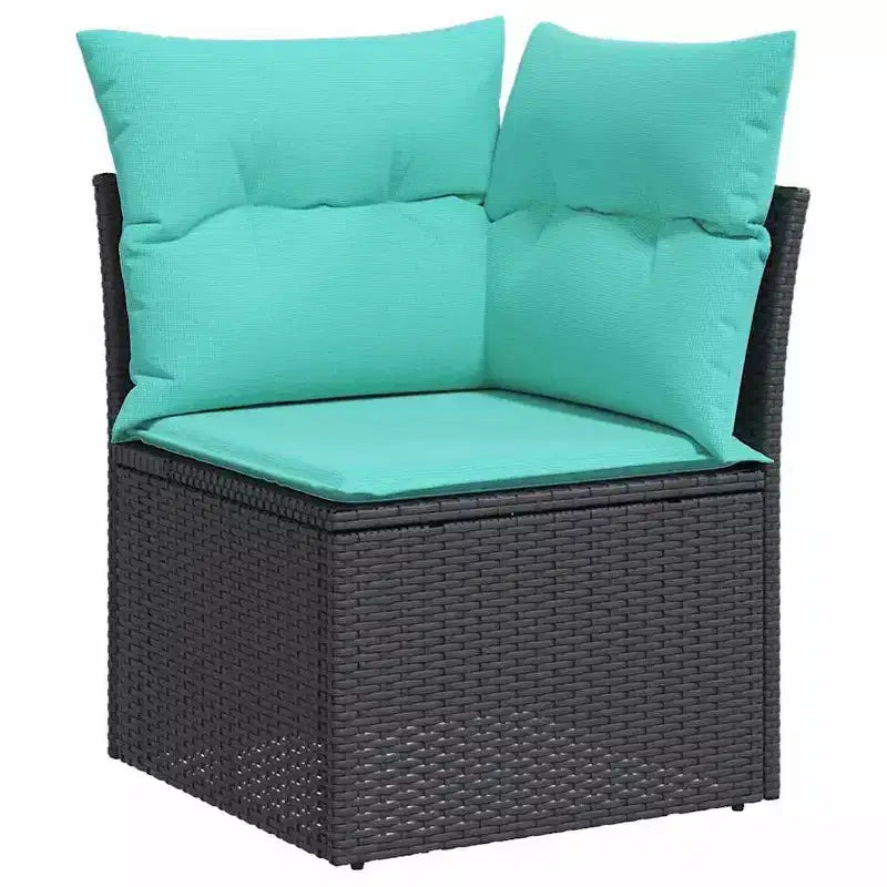 vidaXL Set Divani da Giardino in Polyrattan
