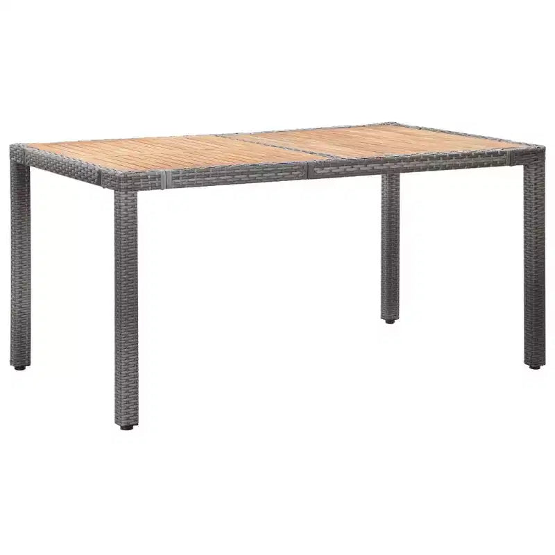vidaXL Set da pranzo da giardino Rattan Polyrattan Set da 9 pezzi Sedute numerose