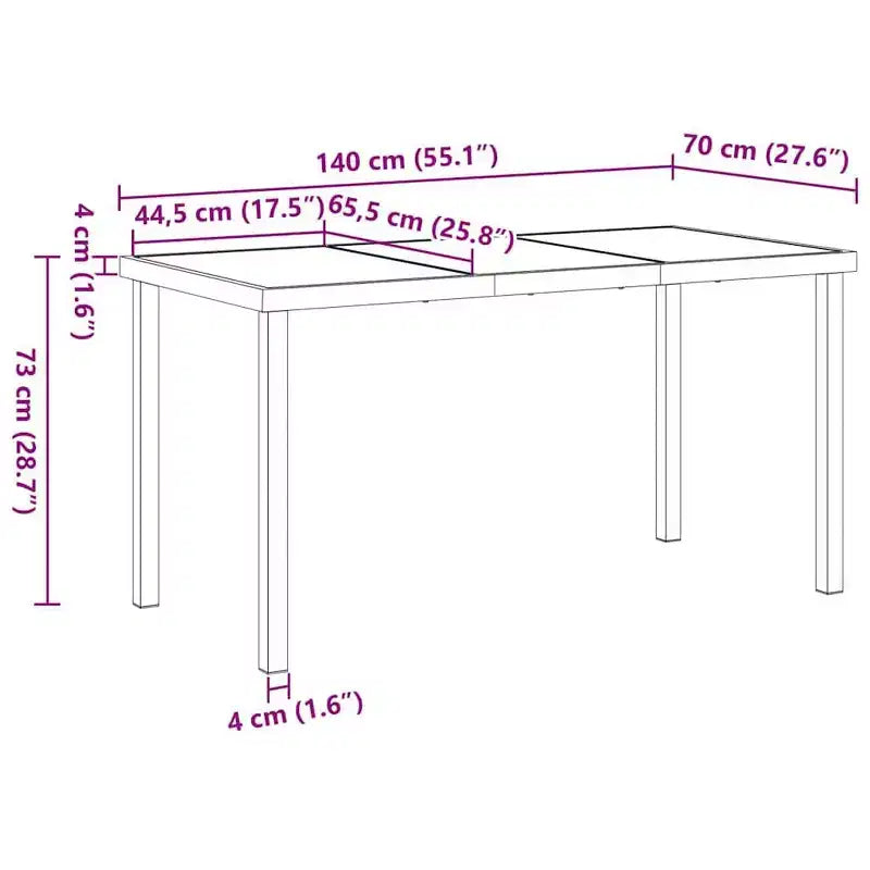 vidaXL Set Tavolo e Sedie con Cuscini 5 pz Rattan PE Nero