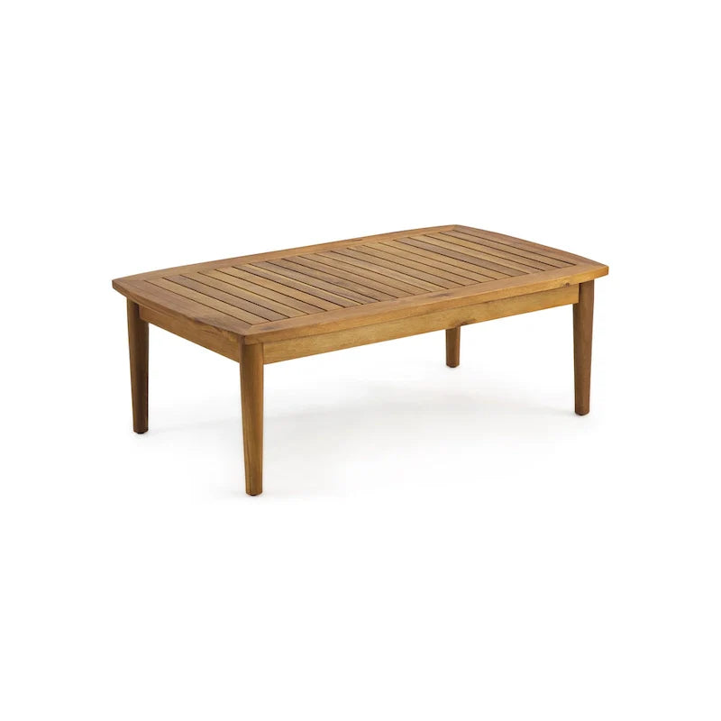 Set da conversazione da esterno Willowbrook in legno di acacia per 4 persone, di Christopher Knight Home