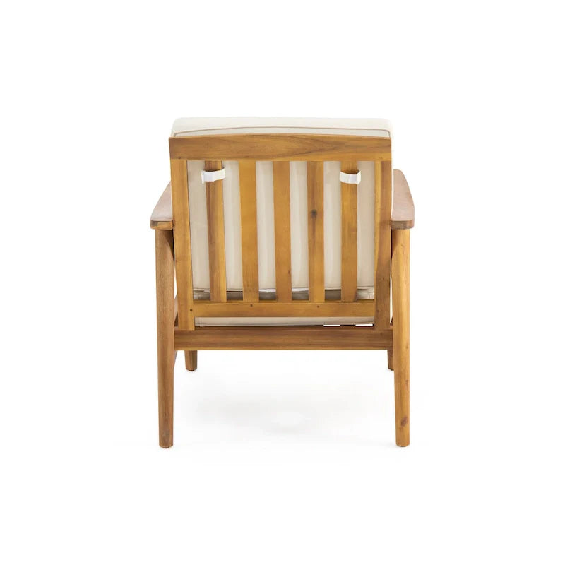 Set da conversazione da esterno Willowbrook in legno di acacia per 4 persone, di Christopher Knight Home