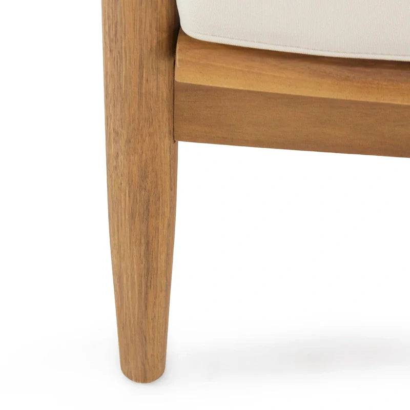 Set da conversazione da esterno Willowbrook in legno di acacia per 4 persone, di Christopher Knight Home