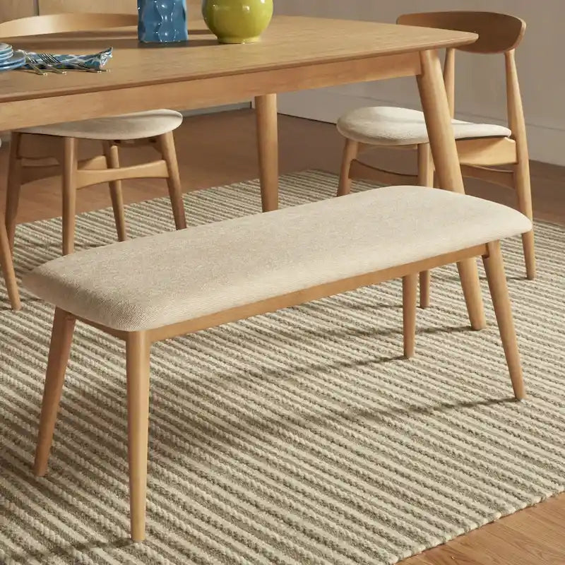 Set da pranzo affusolato in rovere norvegese e danese di iNSPIRE Q Modern